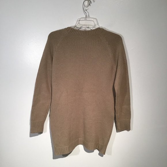 Cabin Fever Cable Knit Crew Neck Sweater with Zipper Accents Size M - Picture 9 of 10